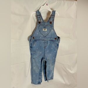 OshKosh B'gosh Blue Heart Overalls